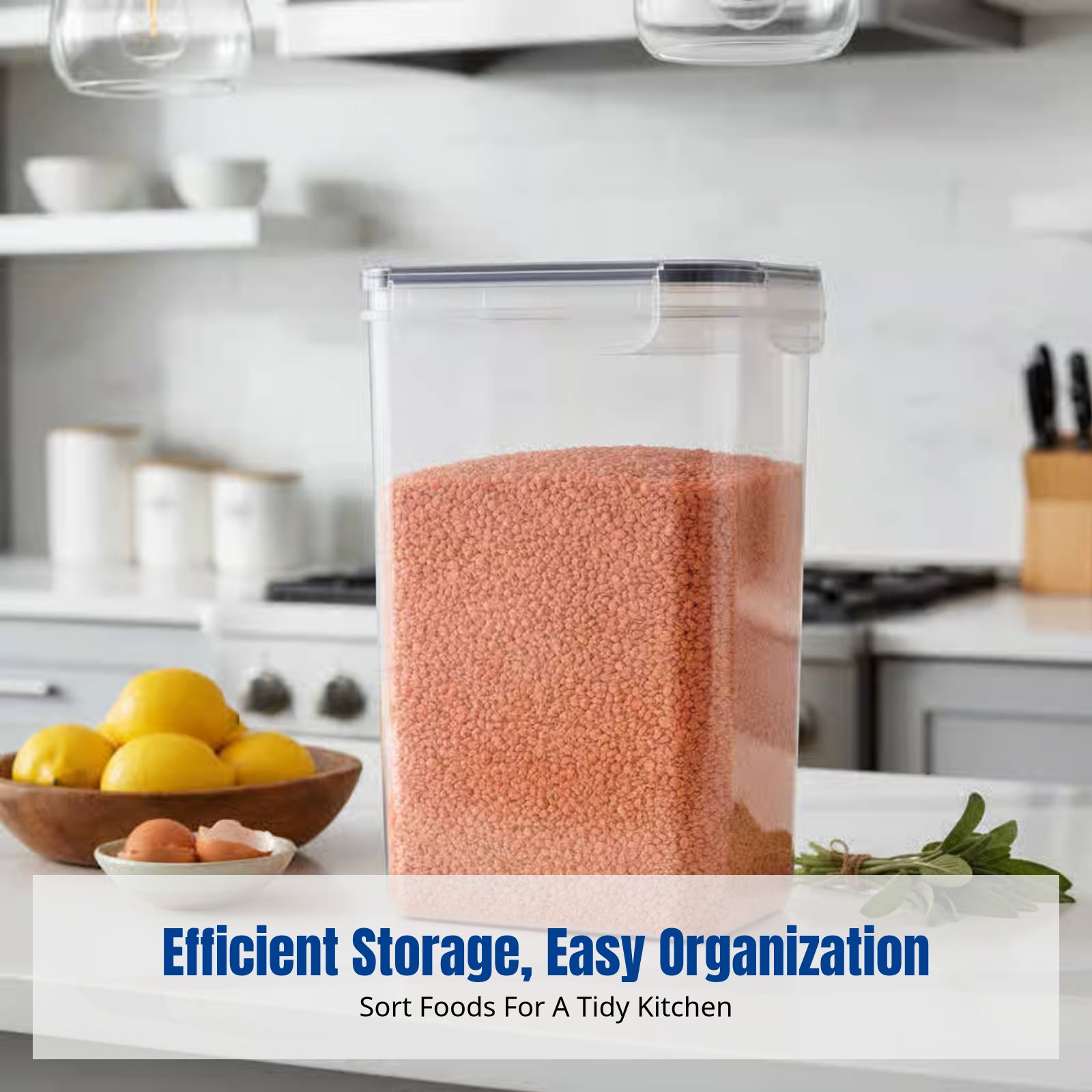 Food Storage Refrigerator - 밀폐 식품 보관 용기 세트, 대용량,