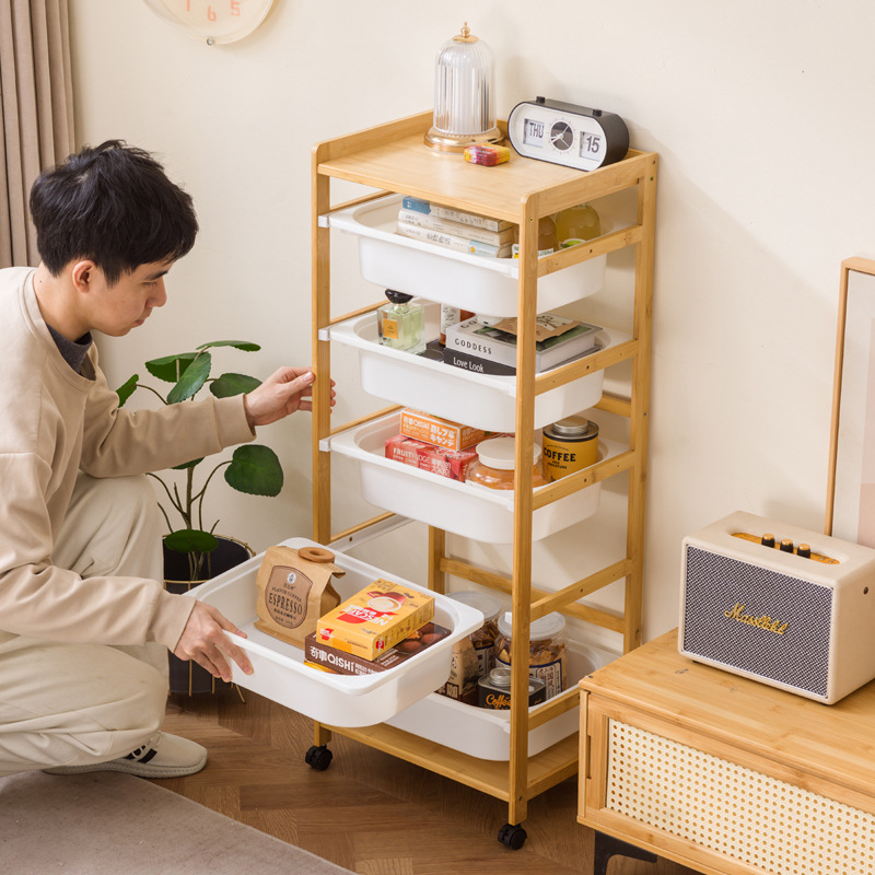 Food Storage Xl - 다층 이동식 카트 수납 선반, 간식
