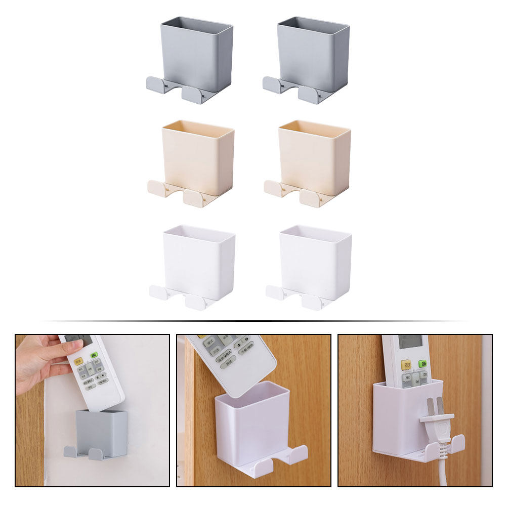 Food Storage Boxes - 6개입 리모컨 박스 벽걸이형 휴대폰 보관