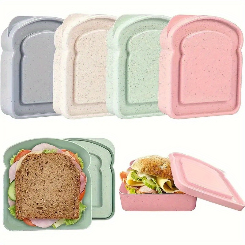 Food Storage Containers Plastic Box - 1pc 도시락 상자, 샌드위치 용기, 도시락