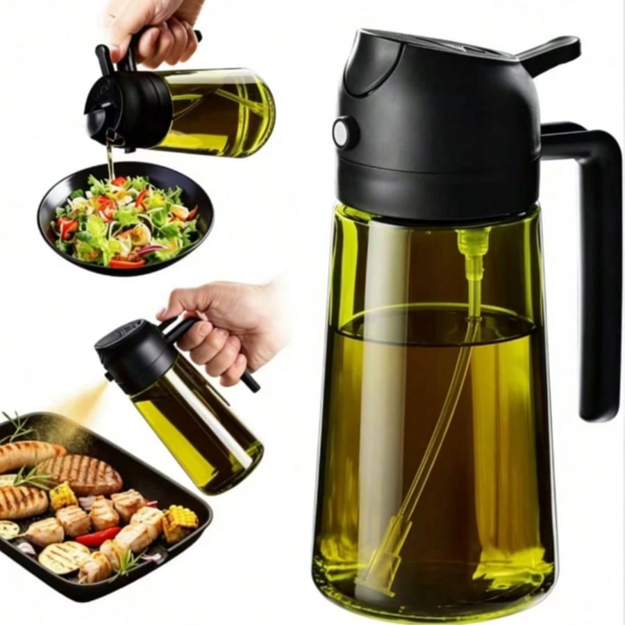 Herb Keeper Container - 고급 올리브 오일 디스펜서 병, 자외선을