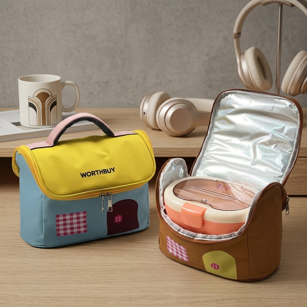 Food Storage Zipper Bags - 옥스포드 보온 도시락 가방, 지퍼형 대용량