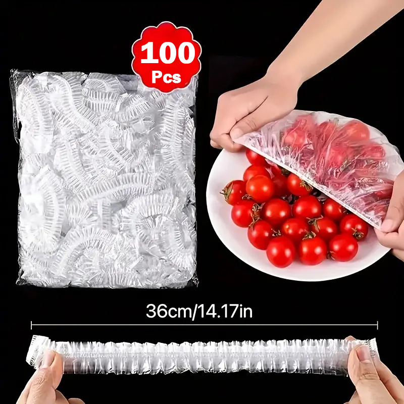Food Storage Food Safety - 100pcs 식품 등급 일회용 사란 랩