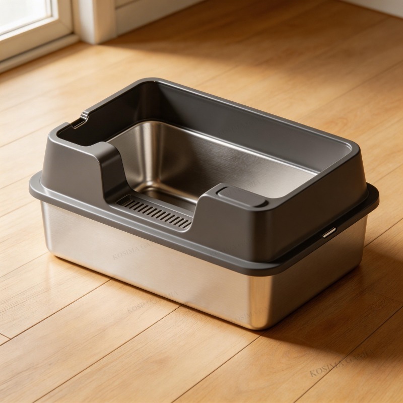 Food Storage Xl - XL 스테인리스 고양이 화장실 금속 배변함