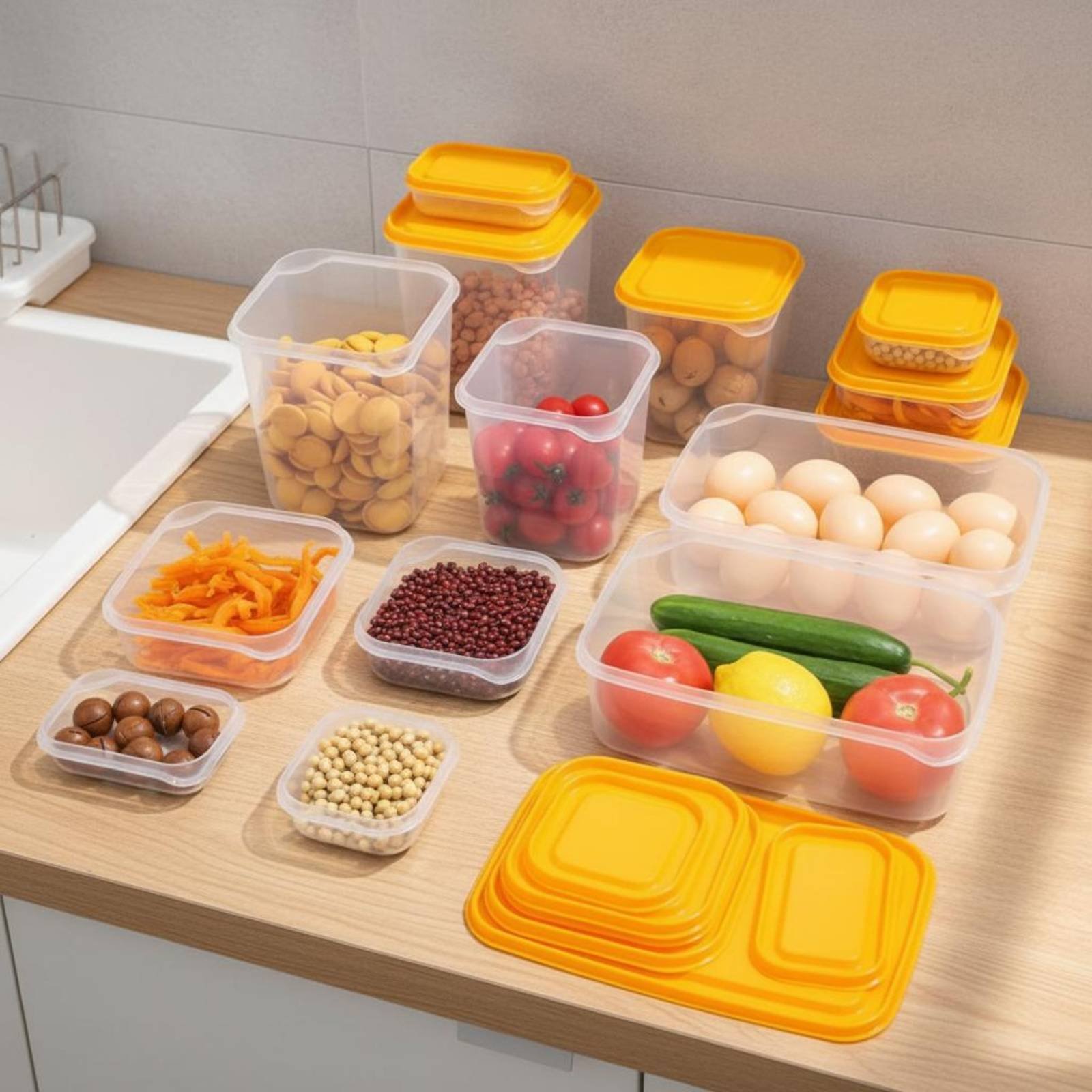 17개 냉장고 보관함 세트, 새지 않는 플라스틱 음식  - Food Storage Refrigerator 리뷰 및 가격