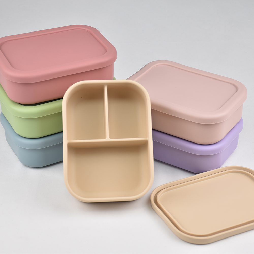 3칸 식품 등급 실리콘 벤토 도시락 - 누출 방지, 전 - Food Storage 1 Year 리뷰 및 가격