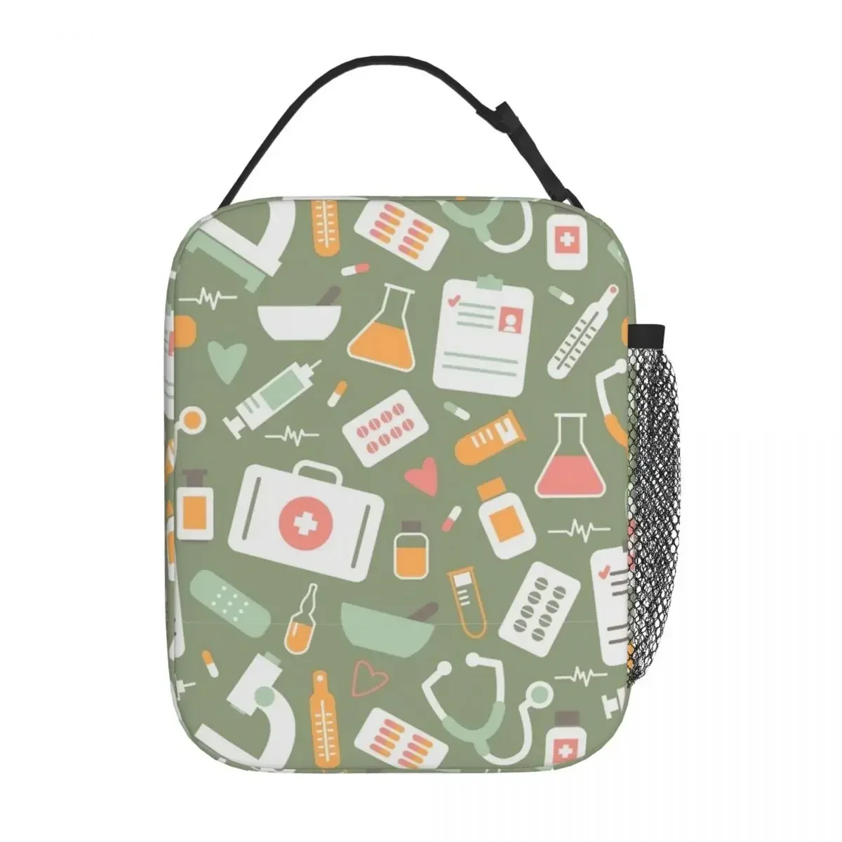 간호사 건강 관리 패턴 머치 절연 점심 토트백 학교 사 - Food Storage Zipper Bags 리뷰 및 가격