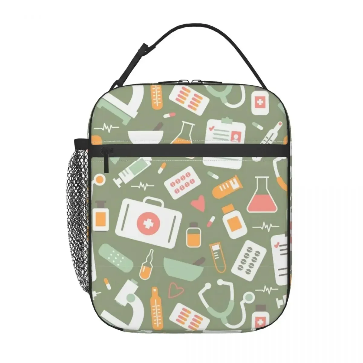 간호사 건강 관리 패턴 머치 절연 점심 토트백 학교 사 - Food Storage Zipper Bags 리뷰 및 가격