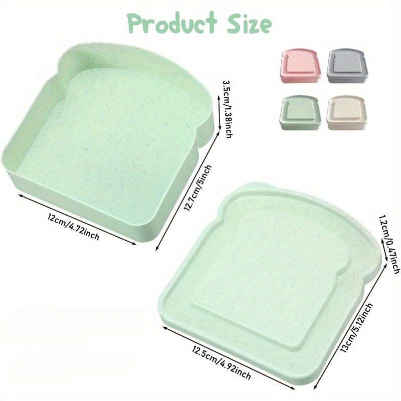 1pc 도시락 상자, 샌드위치 용기, 도시락 상자용 플 - Food Storage Containers Plastic Box 리뷰 및 가격
