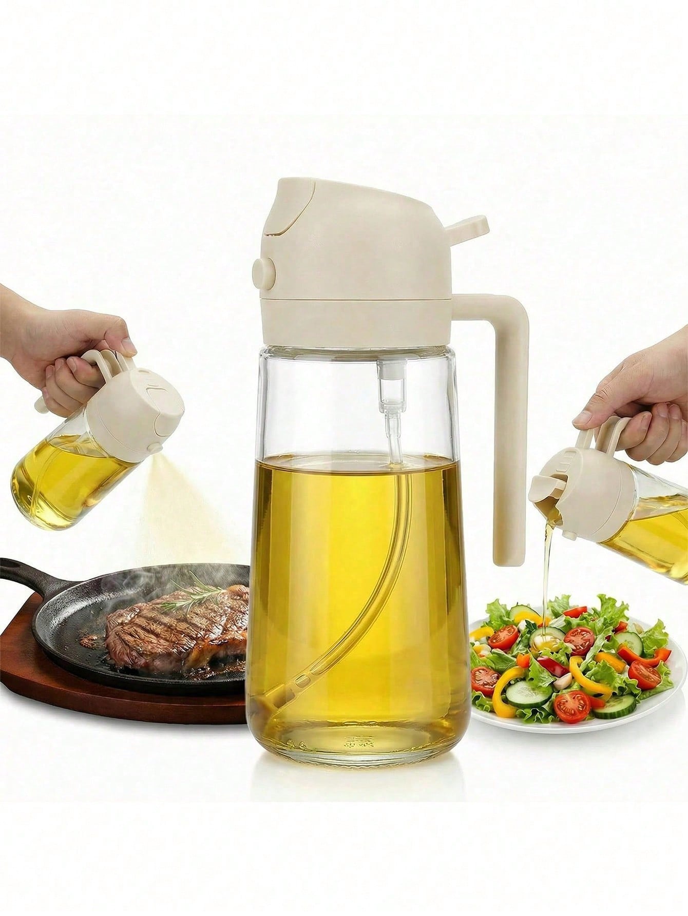 고급 올리브 오일 디스펜서 병, 자외선을 차단하는 차광 - Herb Keeper Container 리뷰 및 가격