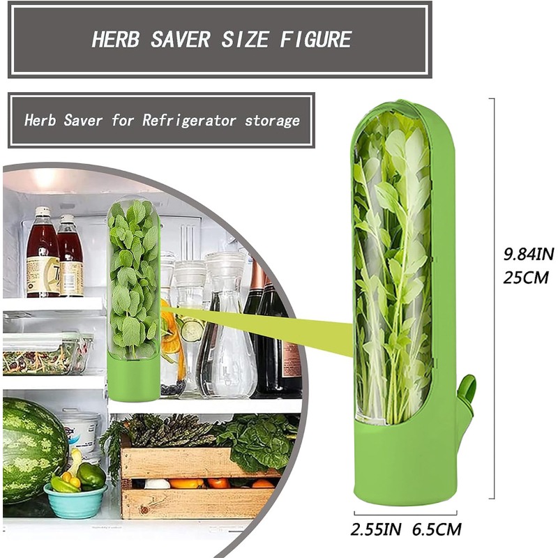 1/2/3개 허브 보관 용기 신선한 허브 보관기 바닐라 - Herb Keeper Container 리뷰 및 가격