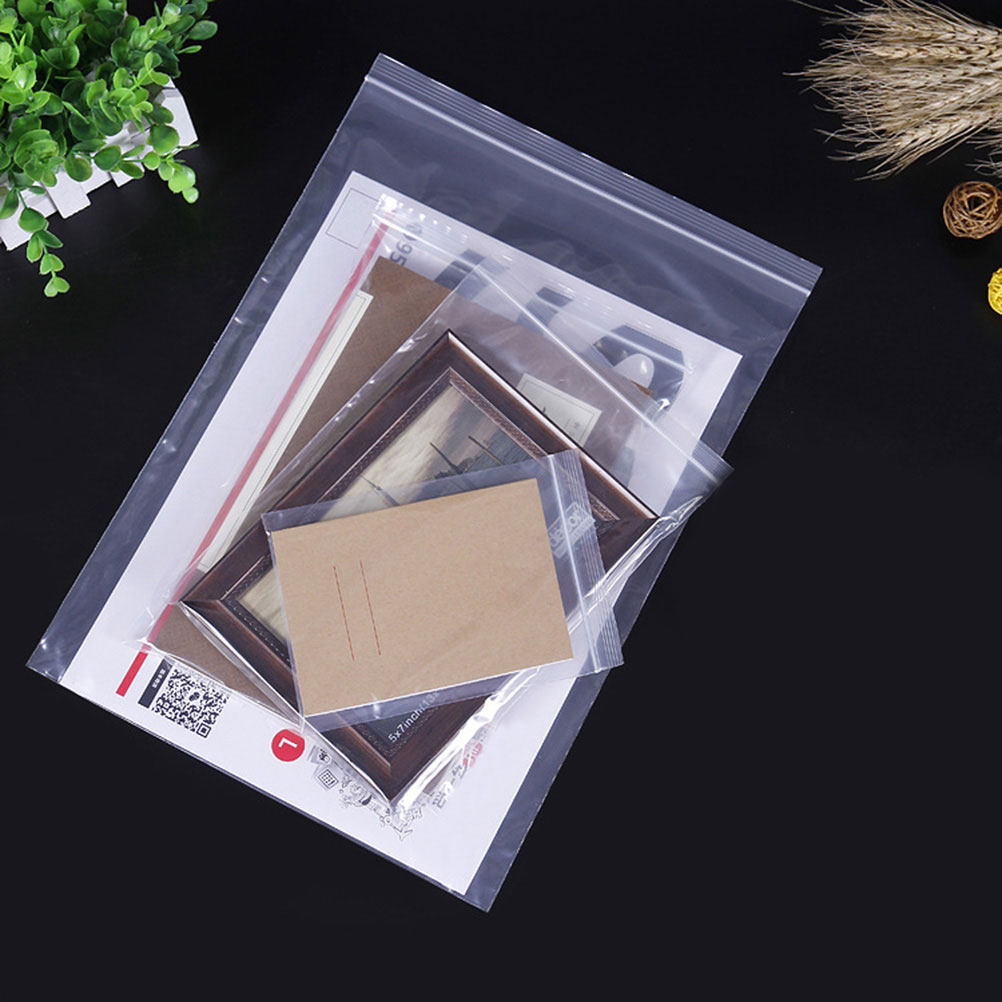 100개 6X8cm 두께의 투명 재사용 가능한 밀봉 백 - Food Storage Zipper Bags 리뷰 및 가격
