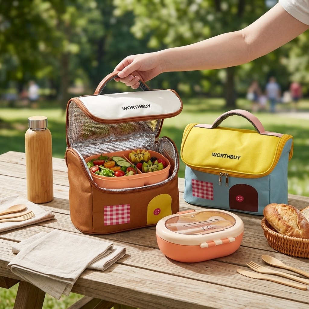 옥스포드 보온 도시락 가방, 지퍼형 대용량 식품 보관용 - Food Storage Zipper Bags 리뷰 및 가격
