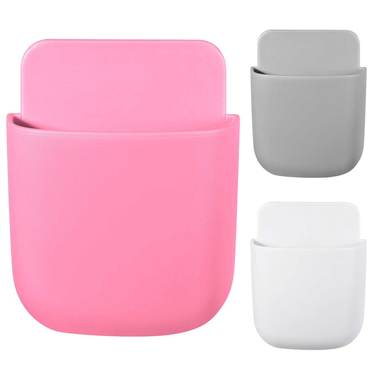 3개입 벽걸이형 투명 수납함 - 리모컨, 휴대폰, 잡동 - Food Storage Boxes 리뷰 및 가격