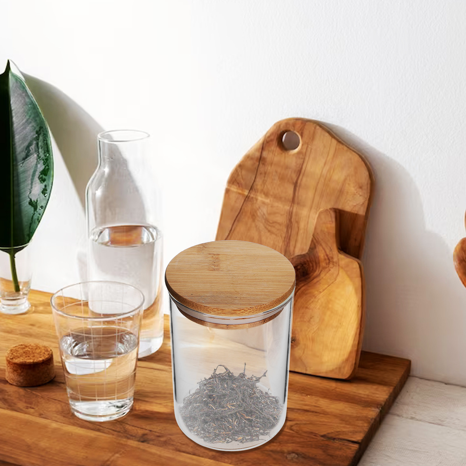 3개입 밀폐 유리 보관 용기, 나무 뚜껑, 넓은 입구, - Food Storage Jars With Wooden Lids 리뷰 및 가격