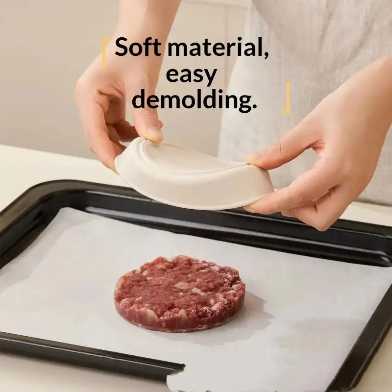 1PC 버거 패티 보관용 논스틱 실리콘 식품 보관함 버 - Food Storage Eco Friendly 리뷰 및 가격