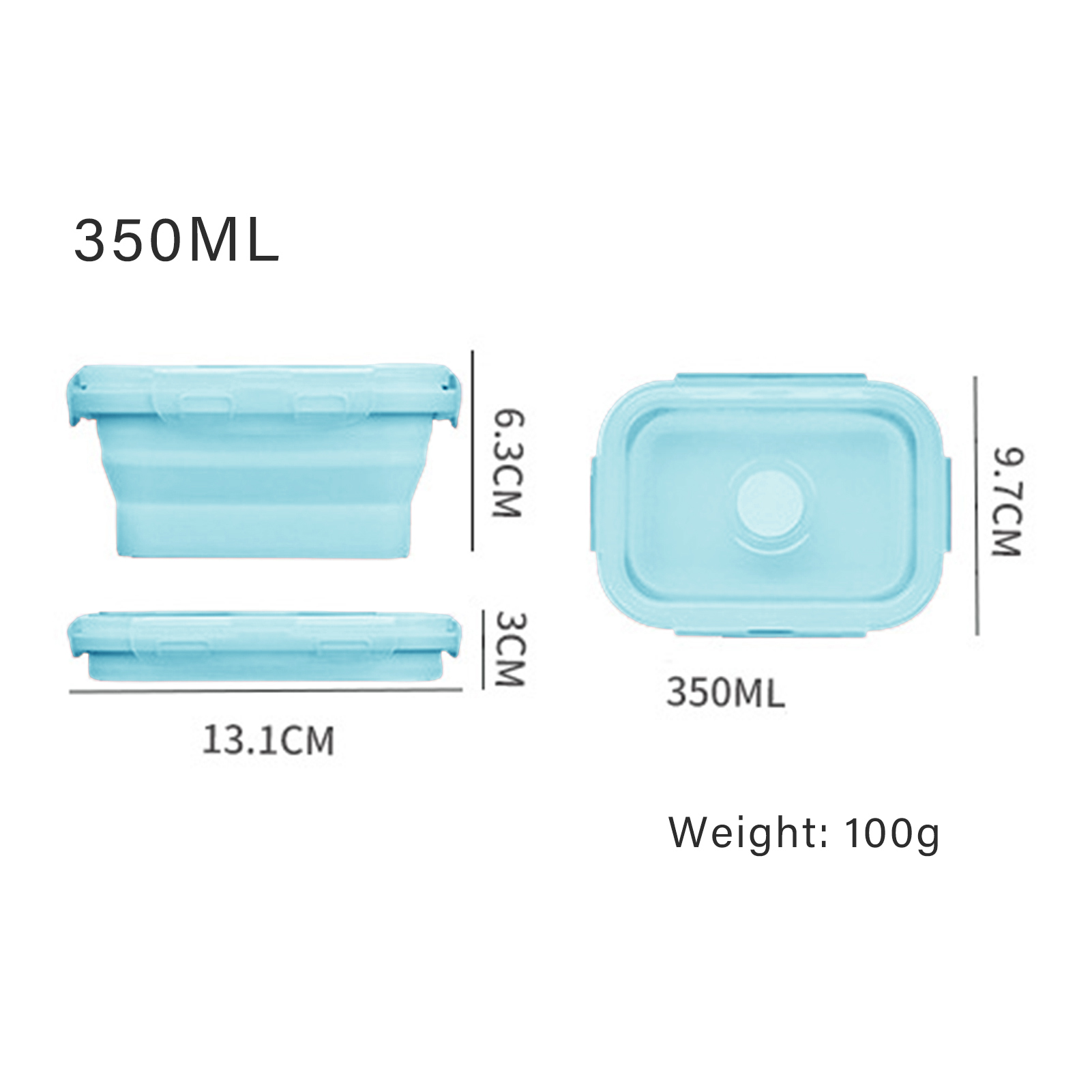 실리콘 도시락통 식품 등급 접이식 용기 전자레인지 사용 - Food Storage Containers Plastic Box 리뷰 및 가격