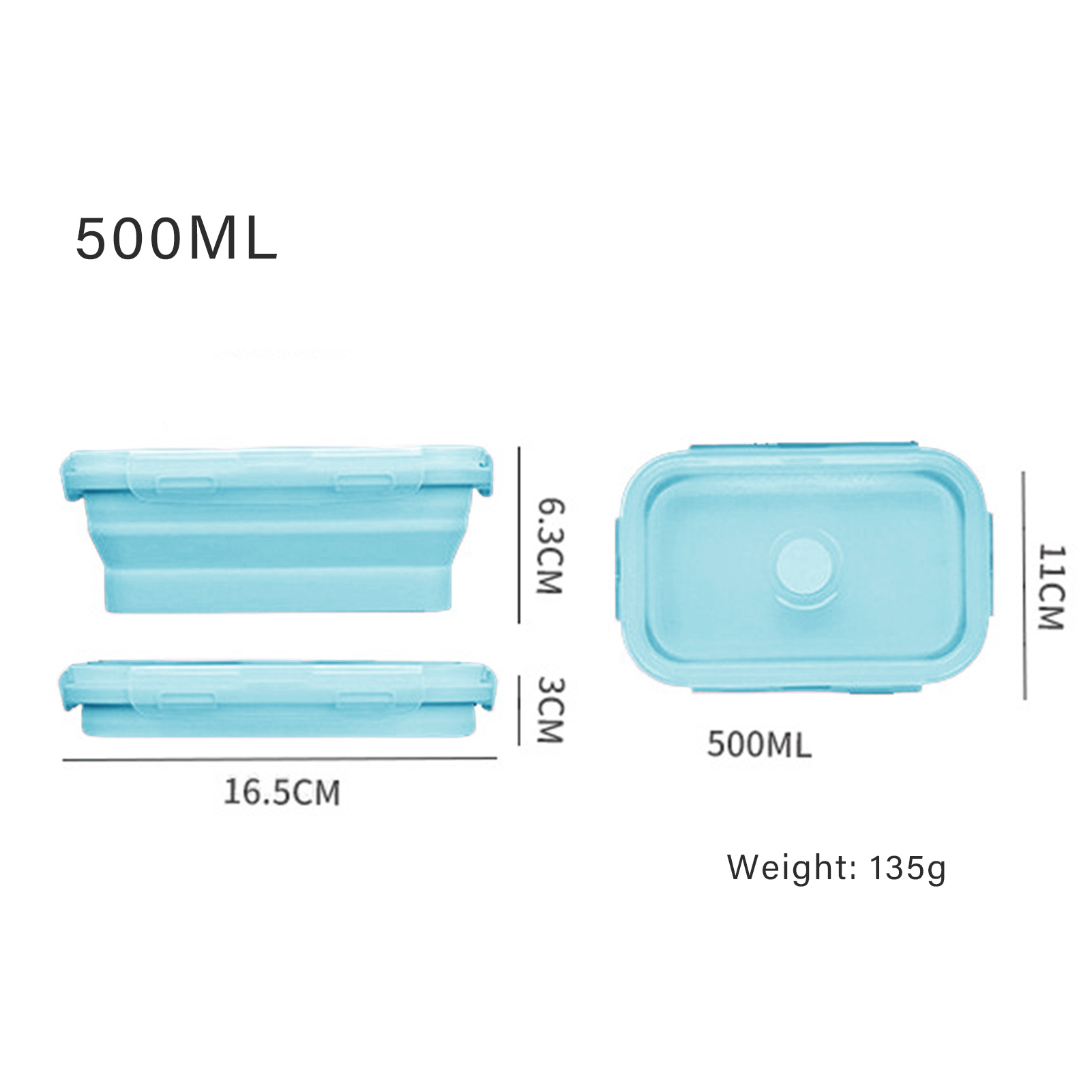 실리콘 도시락통 식품 등급 접이식 용기 전자레인지 사용 - Food Storage Containers Plastic Box 리뷰 및 가격