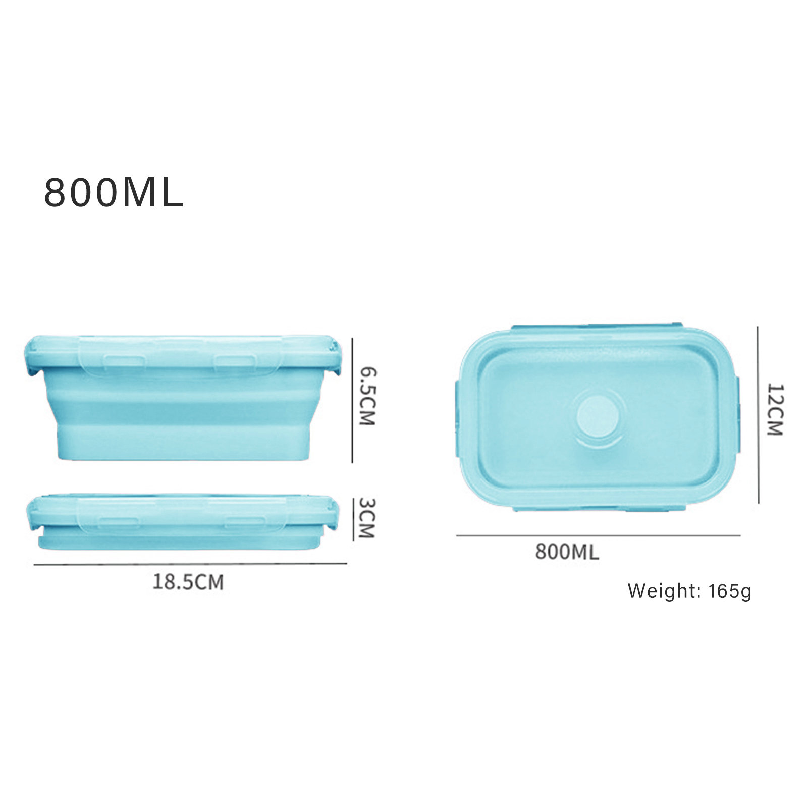 실리콘 도시락통 식품 등급 접이식 용기 전자레인지 사용 - Food Storage Containers Plastic Box 리뷰 및 가격