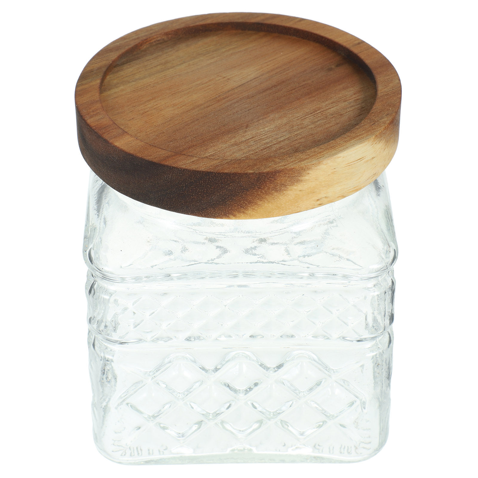 유리 보관 용기 밀폐형 캐니스터 나무 뚜껑 투명 유리  - Food Storage Jars With Wooden Lids 리뷰 및 가격