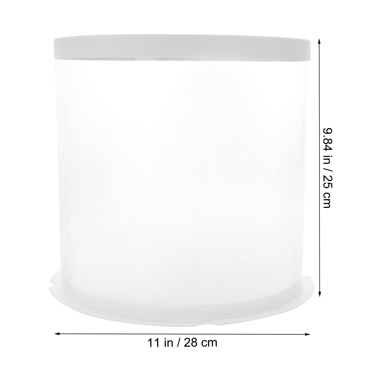 1개입 케이크 박스 원형 투명 경량 베이킹 디저트 포장 - Food Storage Containers Plastic Box 리뷰 및 가격