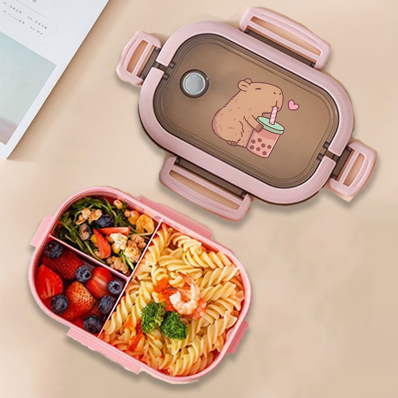 Capybara 도시락 상자 애니메이션 동물 인쇄 식품 - Food Storage Boxes 리뷰 및 가격