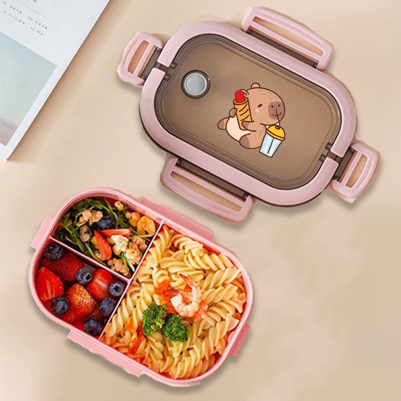 Capybara 도시락 상자 애니메이션 동물 인쇄 식품 - Food Storage Boxes 리뷰 및 가격