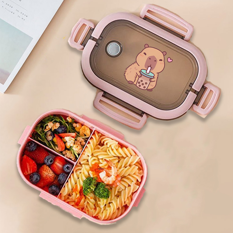 Capybara 도시락 상자 애니메이션 동물 인쇄 식품 - Food Storage Boxes 리뷰 및 가격
