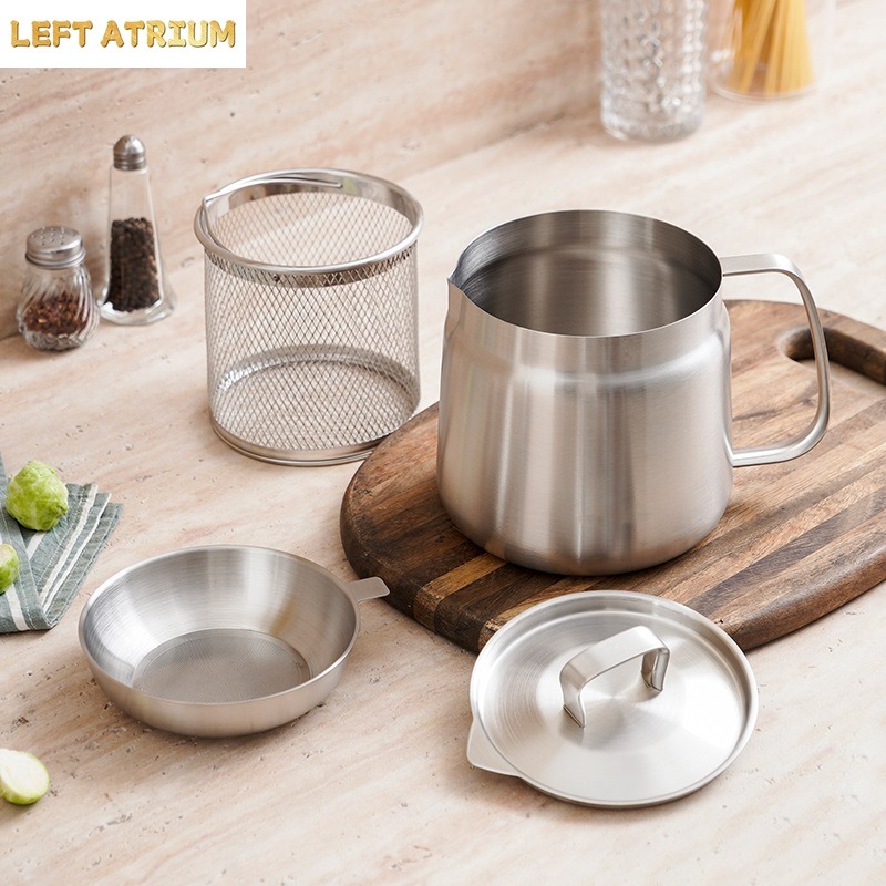 2.0L 스테인리스 스틸 오일 필터 포트, 오일 저장  - Herb Keeper Container 리뷰 및 가격