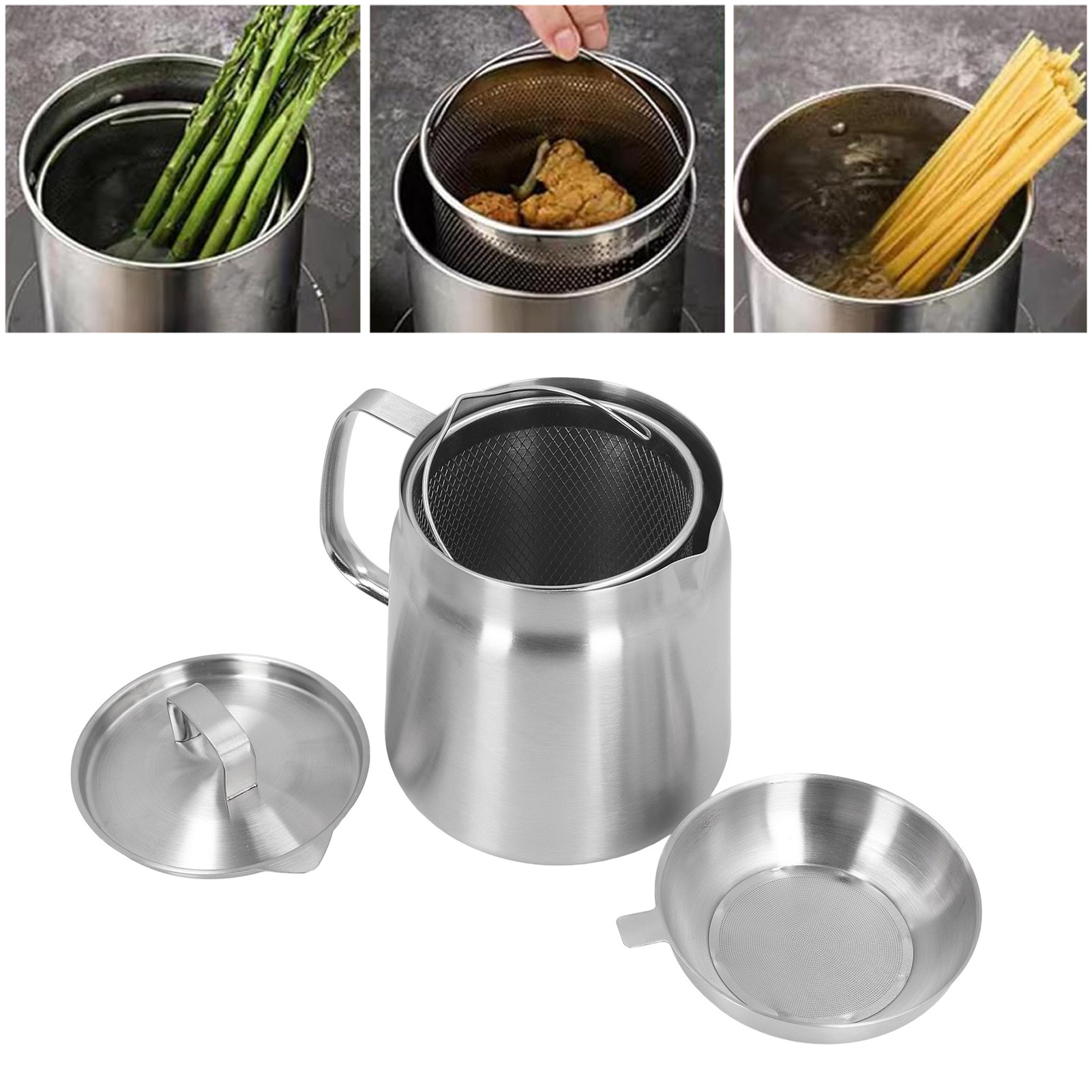오일 스트레이너 포트 다기능 부드럽게 붓는 편안한 그립 - Herb Keeper Container 리뷰 및 가격