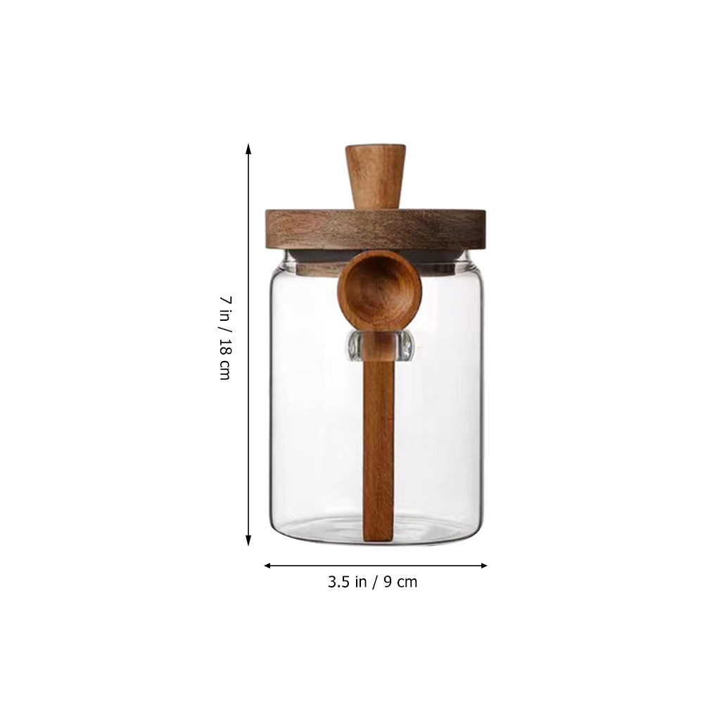 투명 유리 식품 보관 용기, 밀폐형 나무 뚜껑 커피 용 - Food Storage Jars With Wooden Lids 리뷰 및 가격