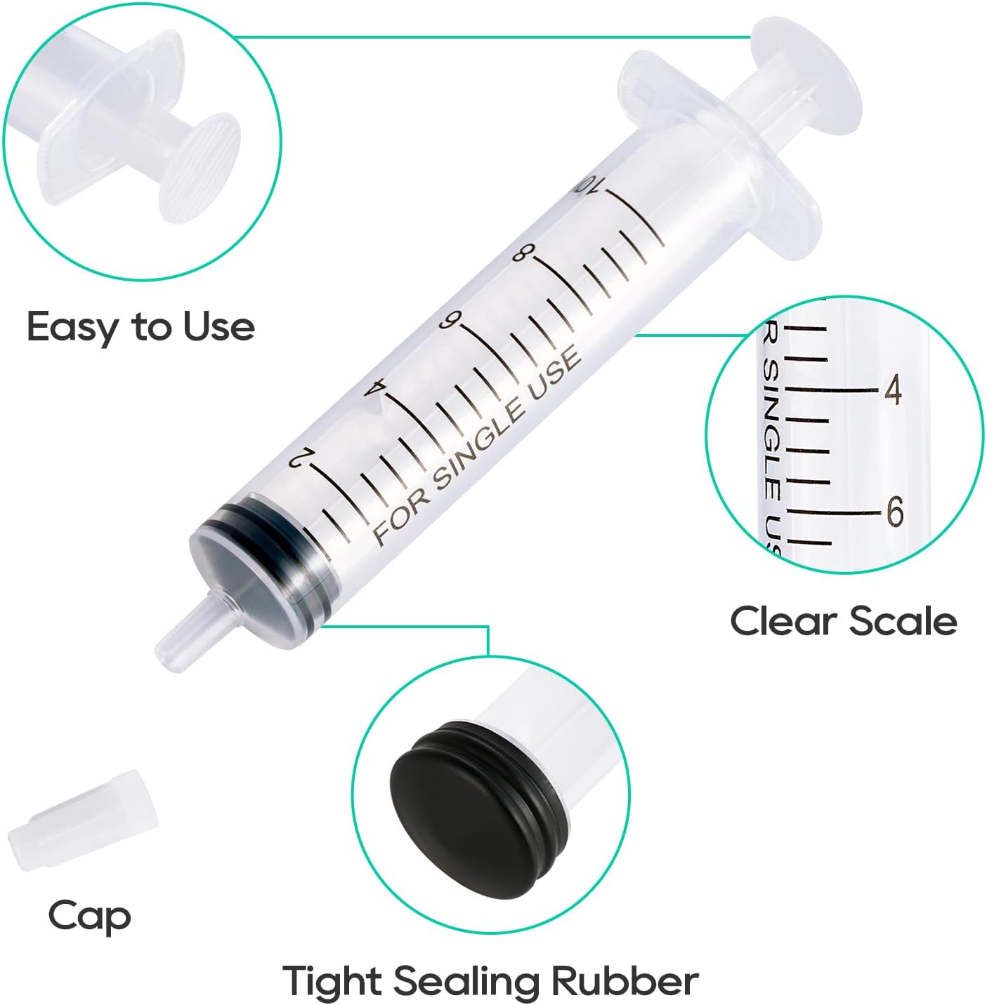 100팩 50/30/20ml 주사기 팁 캡이 있는 플라 - Storage Tips For Food 리뷰 및 가격