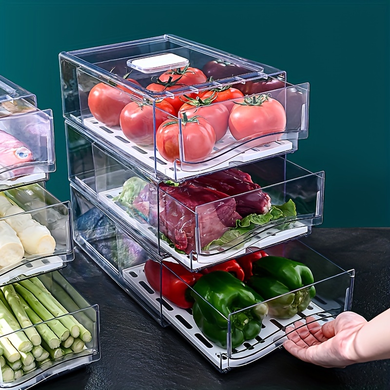 1pc주방 냉장고 보관 상자 서랍 유형 신선 유지 상자 - Herb Keeper Container 리뷰 및 가격