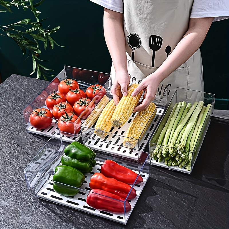 1pc주방 냉장고 보관 상자 서랍 유형 신선 유지 상자 - Herb Keeper Container 리뷰 및 가격