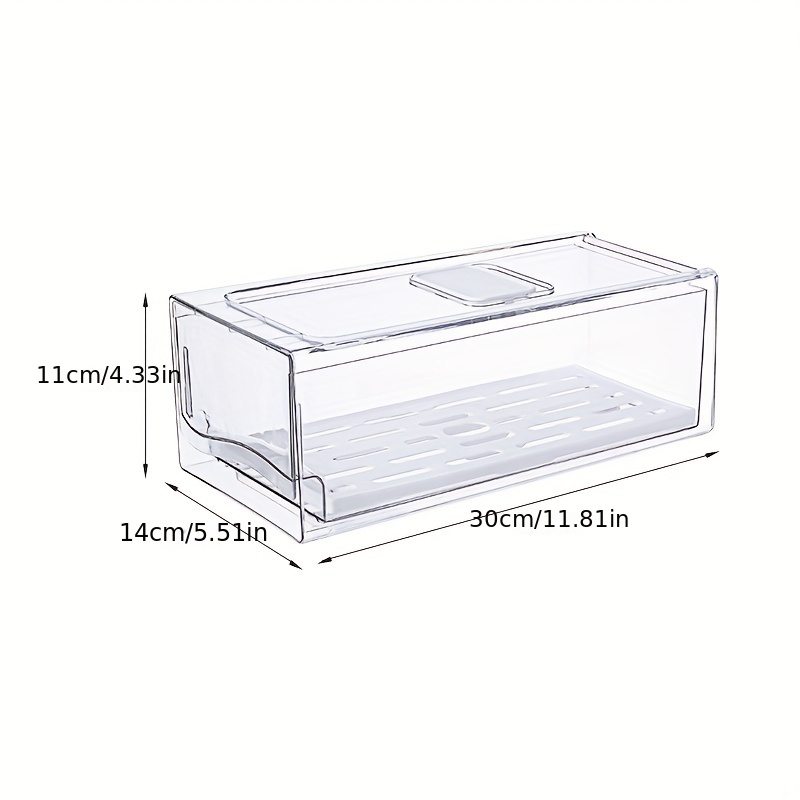 1pc주방 냉장고 보관 상자 서랍 유형 신선 유지 상자 - Herb Keeper Container 리뷰 및 가격