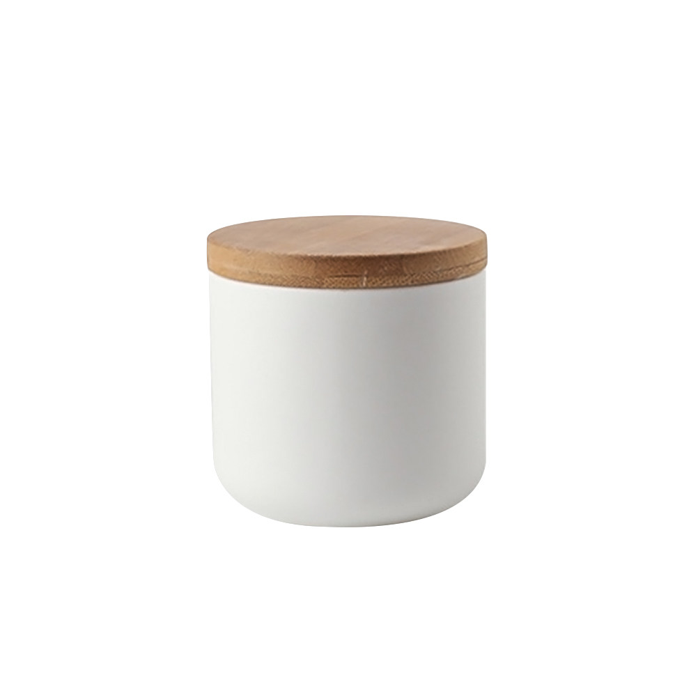 세라믹 보관 용기 소형 화이트 밀폐형 나무 뚜껑 차,  - Food Storage Jars With Wooden Lids 리뷰 및 가격