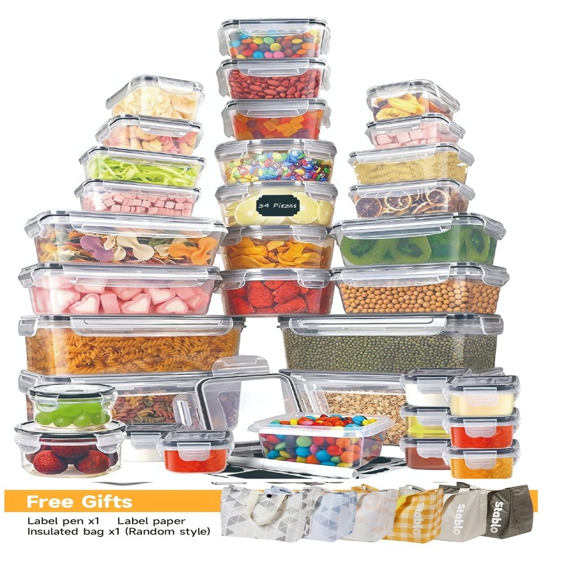 48개 BPA 프리 식품 보관 세트 – 주방, 식료품  - Food Storage Order 리뷰 및 가격