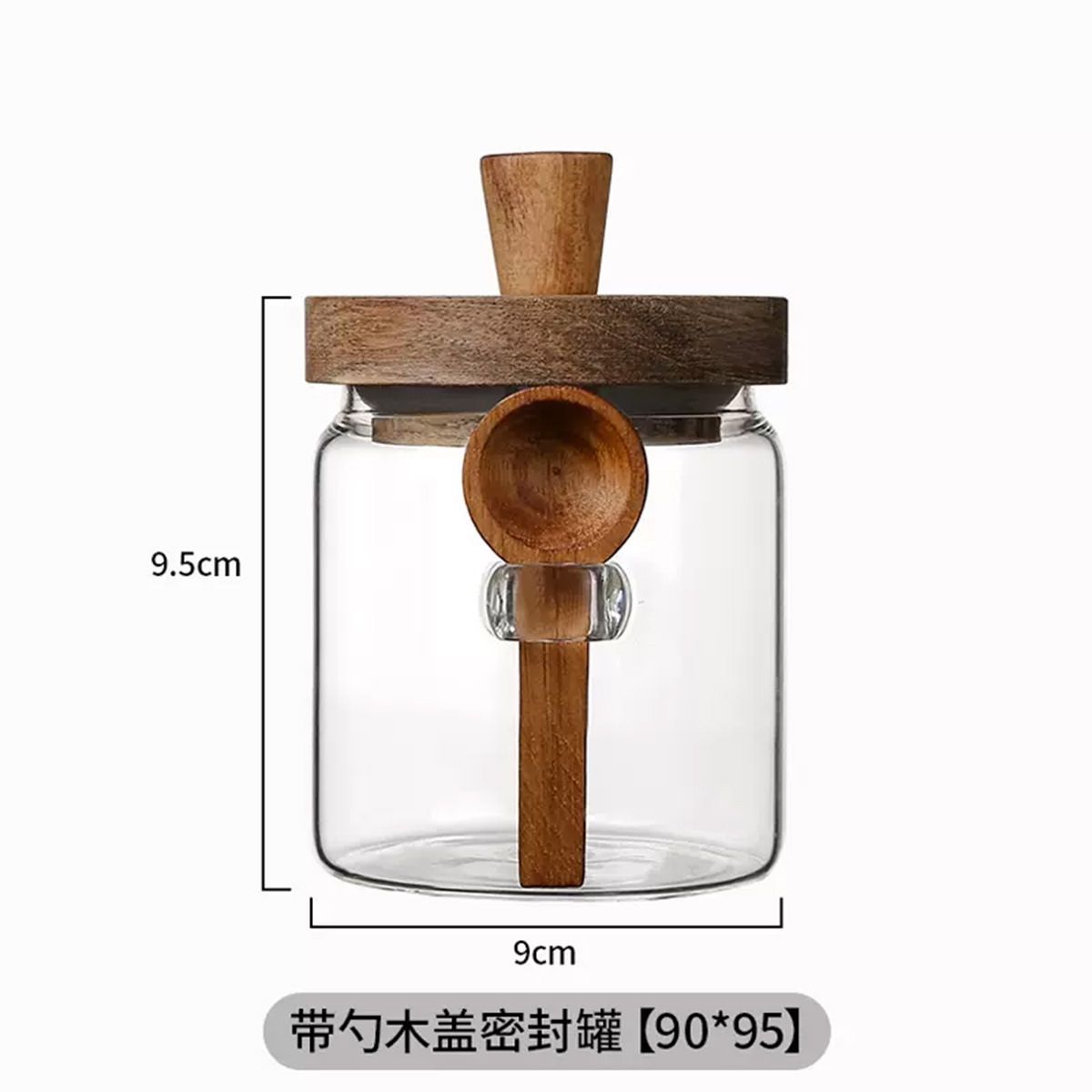 밀폐형 나무 뚜껑과 스푼이 있는 유리 보관 용기, 커피 - Food Storage Jars With Wooden Lids 리뷰 및 가격