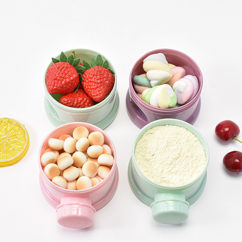 3/4 레이어 베어 베이비 밀크 파우더 컨테이너 휴대용 - Food Storage 1 Year 리뷰 및 가격
