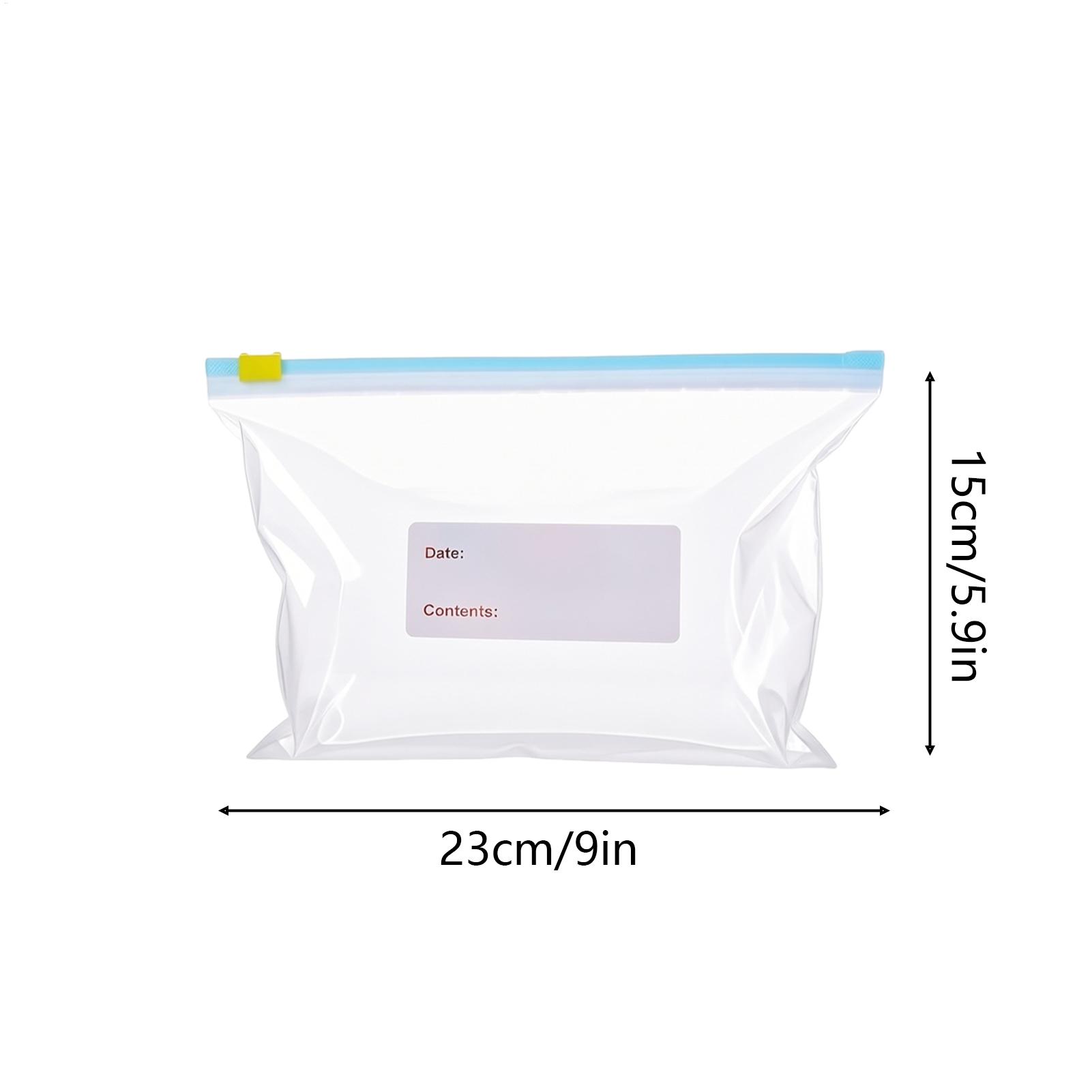 식품 저장 가방 15Pcs 식품 등급 저장 용기 누출  - Food Storage Zipper Bags 리뷰 및 가격